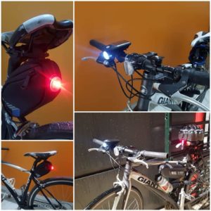 photo de lumières à vélo